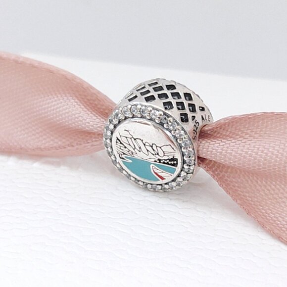 Pandora Canadian Rockies Charm Exclusive Travel Bead S925 Silver with box - Picture 1 of 5